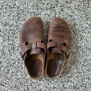 Birkenstock Leather Boston in Habana.